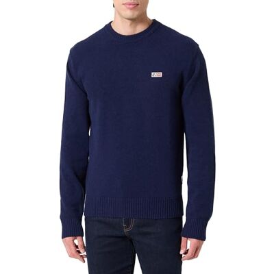 Napapijri Didier Sweater Blue Marine, Blå, L Napapijri Didier Sweater Blue Marine, Blå, L