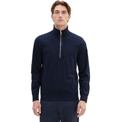 TOM TAILOR Sweatshirt för män, 10668 – himmelskaptensblå, XXL TOM TAILOR Sweatshirt för män, 10668 – himmelskaptensblå, XXL