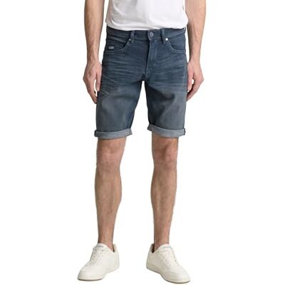 TOM TAILOR Bermudajeans shorts för män, 10163 – Dark Stone Blue Grey Denim, 28 TOM TAILOR Bermudajeans shorts för män, 10163 – Dark Stone Blue Grey Denim, 28