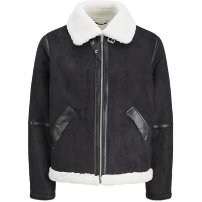 JACK & JONES Jjcole Aviator jacka för män, svart, m, svart, M JACK & JONES Jjcole Aviator jacka för män, svart, m, svart, M