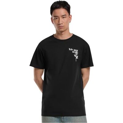 T-shirt för män Life Goes On Tee svart, XS, svart, XS T-shirt för män Life Goes On Tee svart, XS, svart, XS