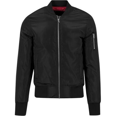 Urban Classics Jacka för män, Svart (Blk/Blk 00017), 5XL stor Urban Classics Jacka för män, Svart (Blk/Blk 00017), 5XL stor