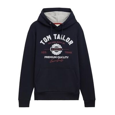 TOM TAILOR Sweatshirt för män, 10668 – himmelskaptensblå, XL TOM TAILOR Sweatshirt för män, 10668 – himmelskaptensblå, XL