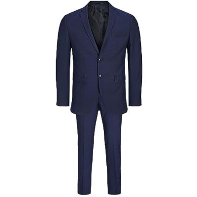 JACK & JONES Herr 12148166 Kostym, Medieval Blue, 42 JACK & JONES Herr 12148166 Kostym, Medieval Blue, 42