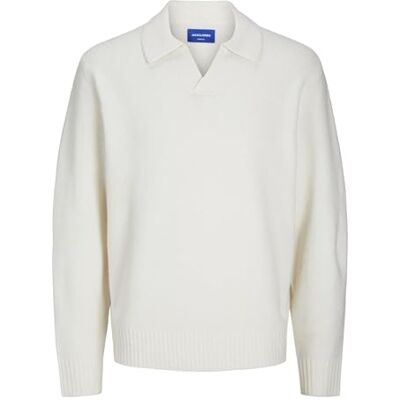 JACK & JONES JACK&JONES JOROLLIE Knit LS Polo, Havssalt, XL JACK & JONES JACK&JONES JOROLLIE Knit LS Polo, Havssalt, XL