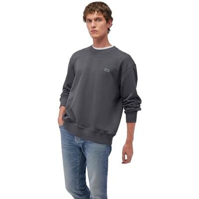 Mavi Herr crew neck sweatshirt tröja, asfalt, M, asfalt, M Mavi Herr crew neck sweatshirt tröja, asfalt, M, asfalt, M