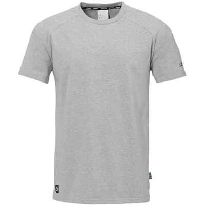 uhlsport ID T-shirt fitnessskjorta för barn och vuxna – fotbollströja – andningsbar och bekväm, dark grå melange, M uhlsport ID T-shirt fitnessskjorta för barn och vuxna – fotbollströja – andningsbar och bekväm, dark grå melange, M