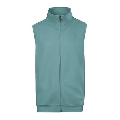 Trigema väst av bekvämt svettmaterial, Navy, sjögräs, XL Trigema väst av bekvämt svettmaterial, Navy, sjögräs, XL