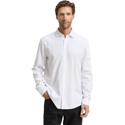 TOM TAILOR herrskjorta, 20000 – vit, 3XL TOM TAILOR herrskjorta, 20000 – vit, 3XL