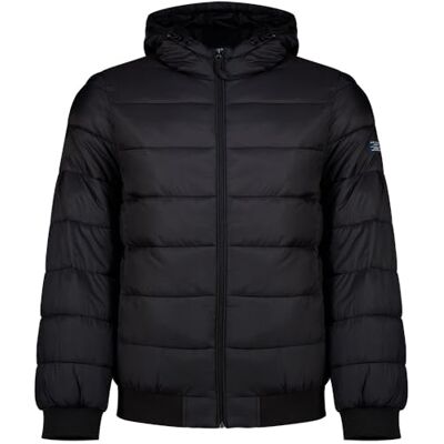 Pepe Jeans herr puffer huva jacka jacka, svart (svart, M, svart (svart), M Pepe Jeans herr puffer huva jacka jacka, svart (svart, M, svart (svart), M