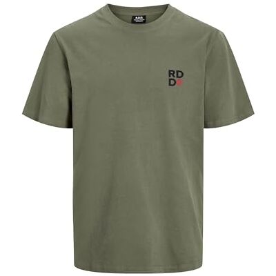 R.d.d. royal denim division Herr Rddfarley Crew Neck Tee S/S, Djupt ljus grön, L R.d.d. royal denim division Herr Rddfarley Crew Neck Tee S/S, Djupt ljus grön, L
