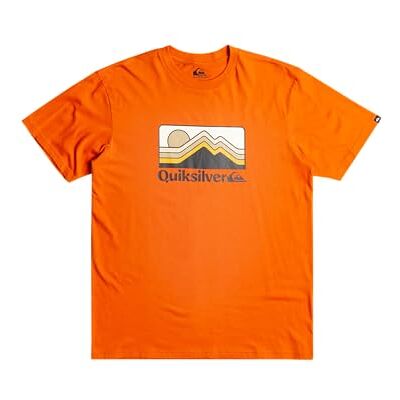 Quiksilver kortärmad t-shirt män QS Gradient Mountains SS XS brun Quiksilver kortärmad t-shirt män QS Gradient Mountains SS XS brun
