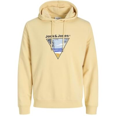 JACK & JONES Jjperry Sweat Hood, Solljus, L JACK & JONES Jjperry Sweat Hood, Solljus, L