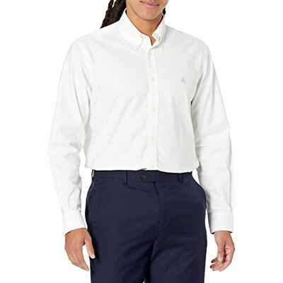 Brooks Brothers herrskrynkel- och strykfritt stretch Oxford sportskjorta långärmad solid skrynkel- och strykfritt stretch Oxford sportskjorta långärmad solid, Vitt, XL Brooks Brothers herrskrynkel- och strykfritt stretch Oxford sportskjorta långärmad solid skrynkel- och strykfritt stretch Oxford sportskjorta långärmad solid, Vitt, XL