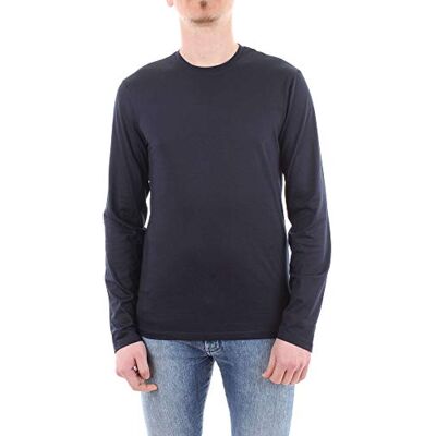 Giorgio Armani Långärmad skjorta för män, Blå (marinblå 1510), XS Giorgio Armani Långärmad skjorta för män, Blå (marinblå 1510), XS
