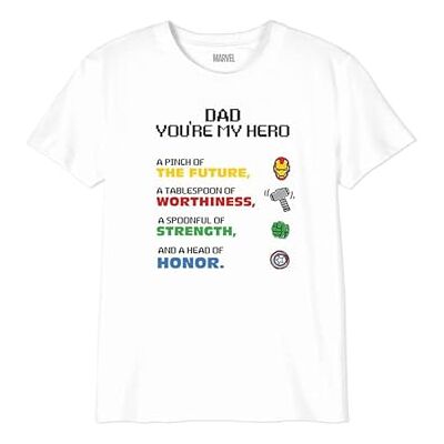 Marvel T-shirt för pojkar, Vitt och blått, 6 �r Marvel T-shirt för pojkar, Vitt och blått, 6 �r