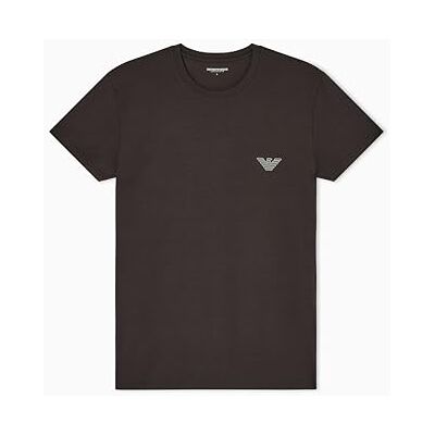 Giorgio Armani Herr MEGALOGO rund hals T-Shirt grå M Giorgio Armani Herr MEGALOGO rund hals T-Shirt grå M