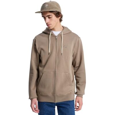 Quiksilver Salt Water Zip Hoodie Fleece Tröja Beige S Quiksilver Salt Water Zip Hoodie Fleece Tröja Beige S