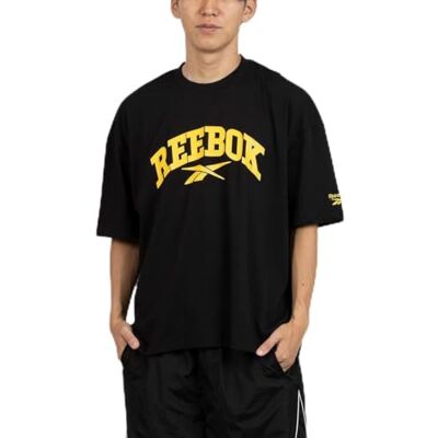 Reebok Herr Paul Ss T-shirt, svart, XS Reebok Herr Paul Ss T-shirt, svart, XS