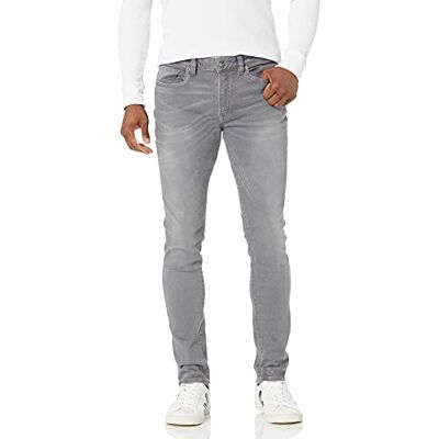 Buffalo David Bitton Max skinny denim jeans för män, Grå, 44W x 34L Buffalo David Bitton Max skinny denim jeans för män, Grå, 44W x 34L