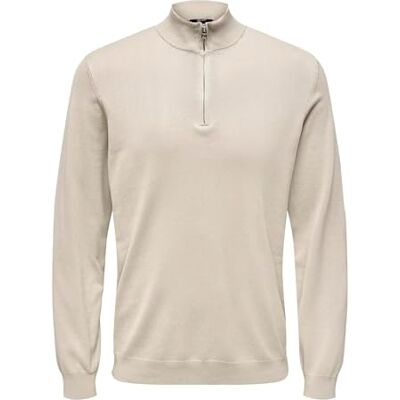 Only & Sons NAME IT Onswyler Life Reg 14 halv dragkedja stickad Noos, Silverfoder, XL Only & Sons NAME IT Onswyler Life Reg 14 halv dragkedja stickad Noos, Silverfoder, XL