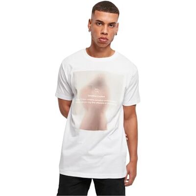 Tee T-shirt för män, känslig innehåll, t-shirt med tryck på framsidan för män, grafisk t-shirt, streetwear, Vit, 5XL Tee T-shirt för män, känslig innehåll, t-shirt med tryck på framsidan för män, grafisk t-shirt, streetwear, Vit, 5XL