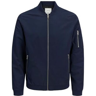 JACK & JONES herr bomberjacka Jjerush Bomber Noos, marinblå blazer, L JACK & JONES herr bomberjacka Jjerush Bomber Noos, marinblå blazer, L