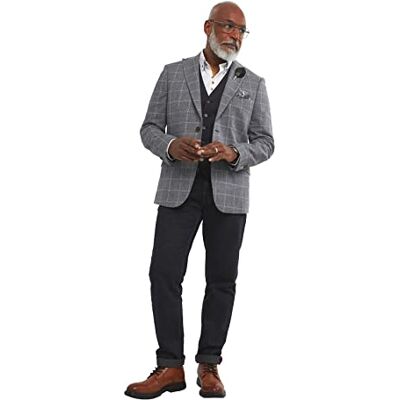 Joe Browns Charmig rutig blazer för män, blå, 38 Joe Browns Charmig rutig blazer för män, blå, 38