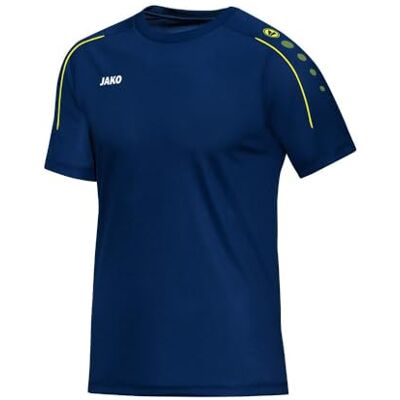 JAKO herr Classico t-shirt, nattblå/citro, L JAKO herr Classico t-shirt, nattblå/citro, L