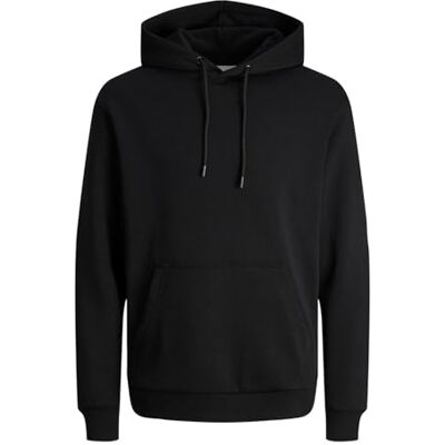JACK & JONES Huvtröja för män, enfärgad huvtröja JACK & JONES Huvtröja för män, enfärgad huvtröja
