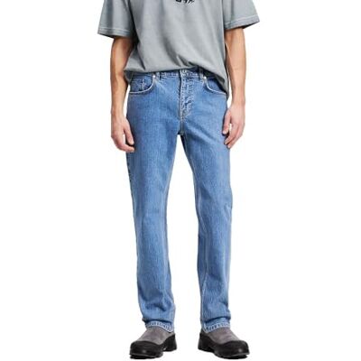 KARL LAGERFELD JEANS , Herr, Rak Denim, Rak Ben, Blå, 3432 KARL LAGERFELD JEANS , Herr, Rak Denim, Rak Ben, Blå, 3432