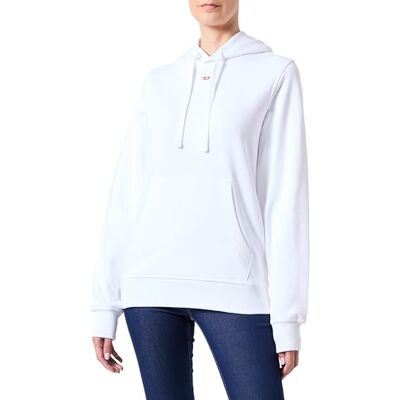 Diesel Sporttröja Unisex S-ginn-hood-d Tröja, Ljusvit, XS Diesel Sporttröja Unisex S-ginn-hood-d Tröja, Ljusvit, XS
