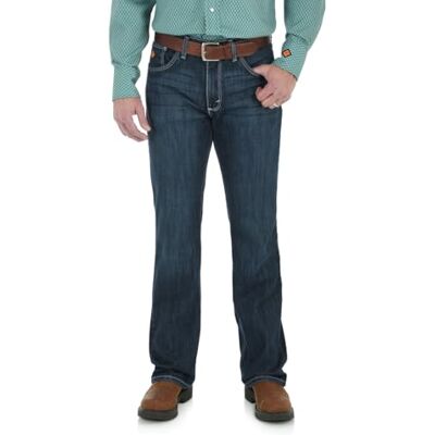 Wrangler Riggs arbetskläder män 20 x flamskyddsmedel vintage boot cut jeans arbetsbyxor sköljning, 35 W/34 l, Skölj, 35W x 34L Wrangler Riggs arbetskläder män 20 x flamskyddsmedel vintage boot cut jeans arbetsbyxor sköljning, 35 W/34 l, Skölj, 35W x 34L