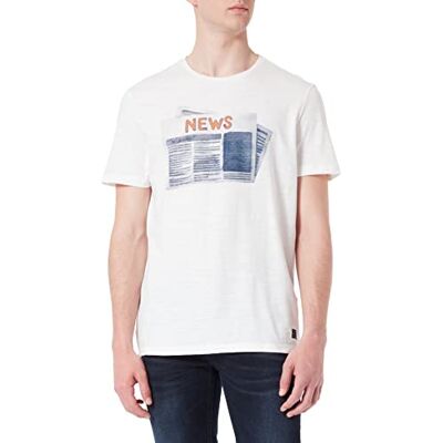 Blend T-shirt för män, 110602/Snövit, XXL Blend T-shirt för män, 110602/Snövit, XXL