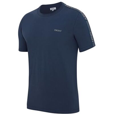 DKNY mäns pingvin t-shirt, Marinblått Xsp, XL DKNY mäns pingvin t-shirt, Marinblått Xsp, XL