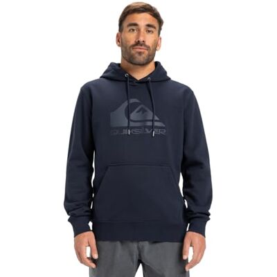 Quiksilver Herr COMP logo huvtröja fleecetröja svart XS Quiksilver Herr COMP logo huvtröja fleecetröja svart XS