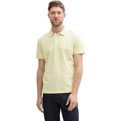 TOM TAILOR pikétröja för män, 29078 – Lime Cream Green, M TOM TAILOR pikétröja för män, 29078 – Lime Cream Green, M