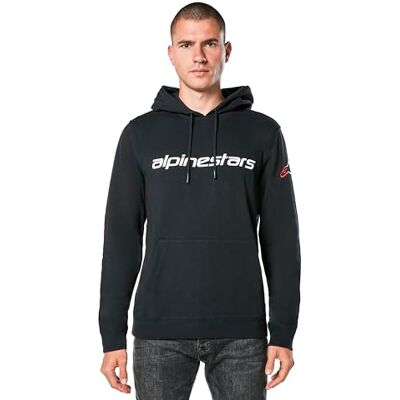 Alpinestars Linear Wordmark Hoodie V3 Sweatshirt Herr Huvtröja Svart/Vit/Röd XXL, Svart/vit/röd, XXL Alpinestars Linear Wordmark Hoodie V3 Sweatshirt Herr Huvtröja Svart/Vit/Röd XXL, Svart/vit/röd, XXL