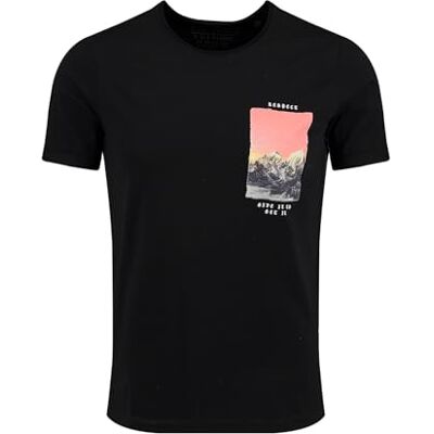 KEY LARGO KEYLARGO Herr Klrespect Round T-shirt, Svart (1100), M KEY LARGO KEYLARGO Herr Klrespect Round T-shirt, Svart (1100), M