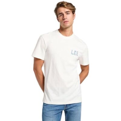 Lee Relaxed Graphic Tee, ecru, L Lee Relaxed Graphic Tee, ecru, L