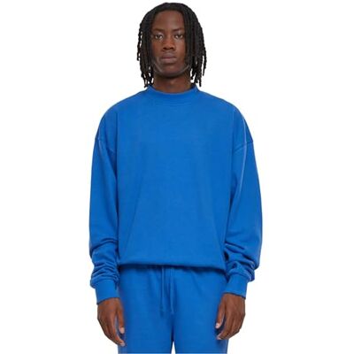 Urban Classics Light Terry Crew Sweatshirt för män, Kunglig, M Urban Classics Light Terry Crew Sweatshirt för män, Kunglig, M