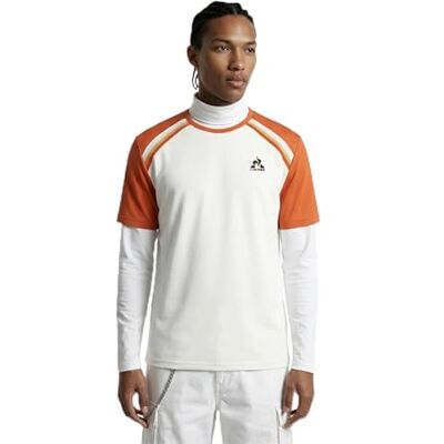 Le Coq Sportif Heritage SP Tee SS nummer 1 M orange Camuset Le Coq Sportif Heritage SP Tee SS nummer 1 M orange Camuset