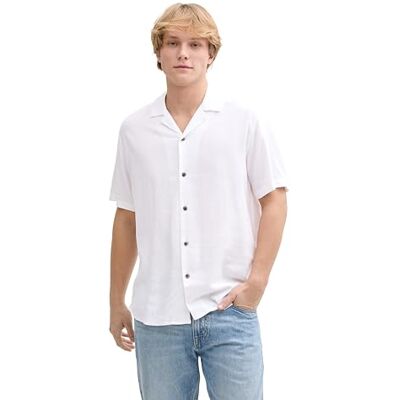 TOM TAILOR Denim herrskjorta, 20000 – vit, L TOM TAILOR Denim herrskjorta, 20000 – vit, L
