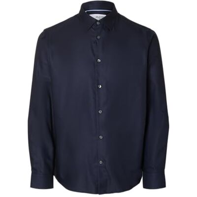 SELECTED FEMME Slhslimclark Shirt Ls Noos, Sky Captain, S SELECTED FEMME Slhslimclark Shirt Ls Noos, Sky Captain, S