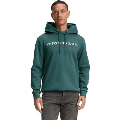 TOM TAILOR Sweatshirt för män, 14171 – Jaspis grön, L TOM TAILOR Sweatshirt för män, 14171 – Jaspis grön, L