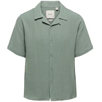 Only & Sons Onskyle 0158 Ss Shirt Noos, Havsspray, M Only & Sons Onskyle 0158 Ss Shirt Noos, Havsspray, M