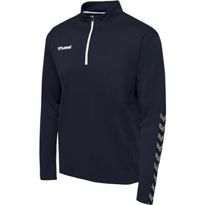 hummel herr Hmlauthentic Half Zip Sweatshirt marinblå XX-L hummel herr Hmlauthentic Half Zip Sweatshirt marinblå XX-L