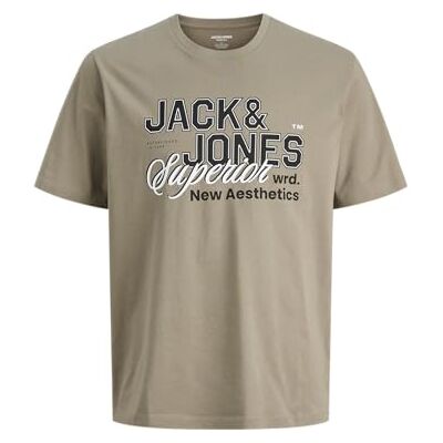 JACK & JONES Jjelogo Tee Ss O-Neck 2 Col Ss26 Sn Pls – plus size, Vetiver, 3XL JACK & JONES Jjelogo Tee Ss O-Neck 2 Col Ss26 Sn Pls – plus size, Vetiver, 3XL