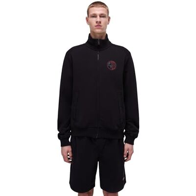 Napapijri Beril Full Zip Sweat svart, storlek L, Svart 041, L Napapijri Beril Full Zip Sweat svart, storlek L, Svart 041, L
