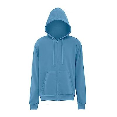 Colina Stickad huvtröja för män med dragkedja, polyester, denimblå, storlek XL, Denimblå, XL Colina Stickad huvtröja för män med dragkedja, polyester, denimblå, storlek XL, Denimblå, XL
